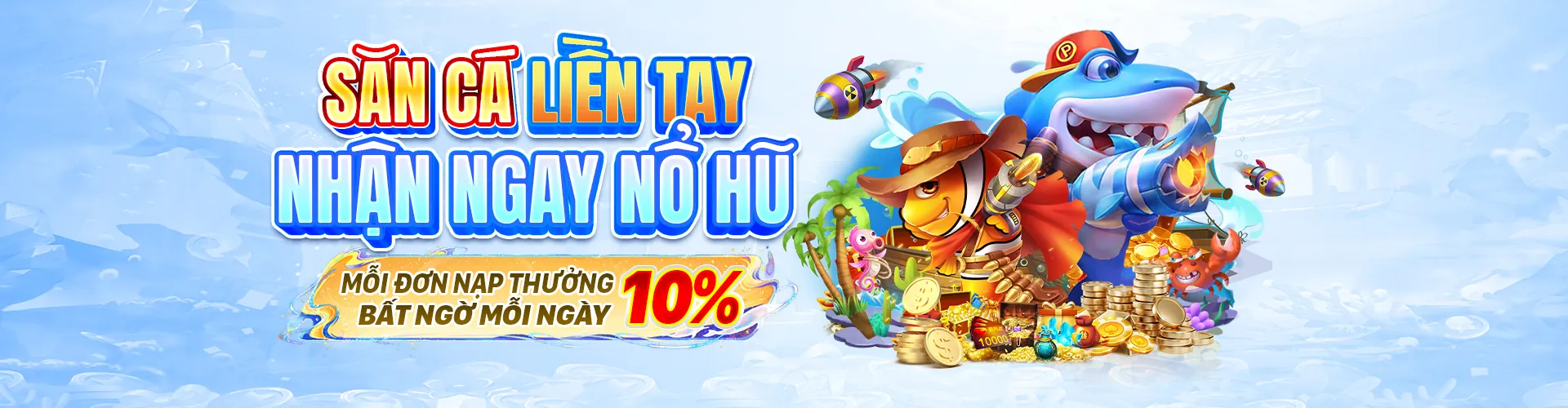 Hình ảnh chính Bắn Cá Nổ Hũ 2026 với các trò chơi đa dạng